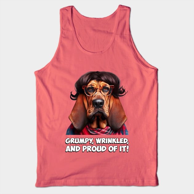 Bloodhound Tank Top by The Design Deck